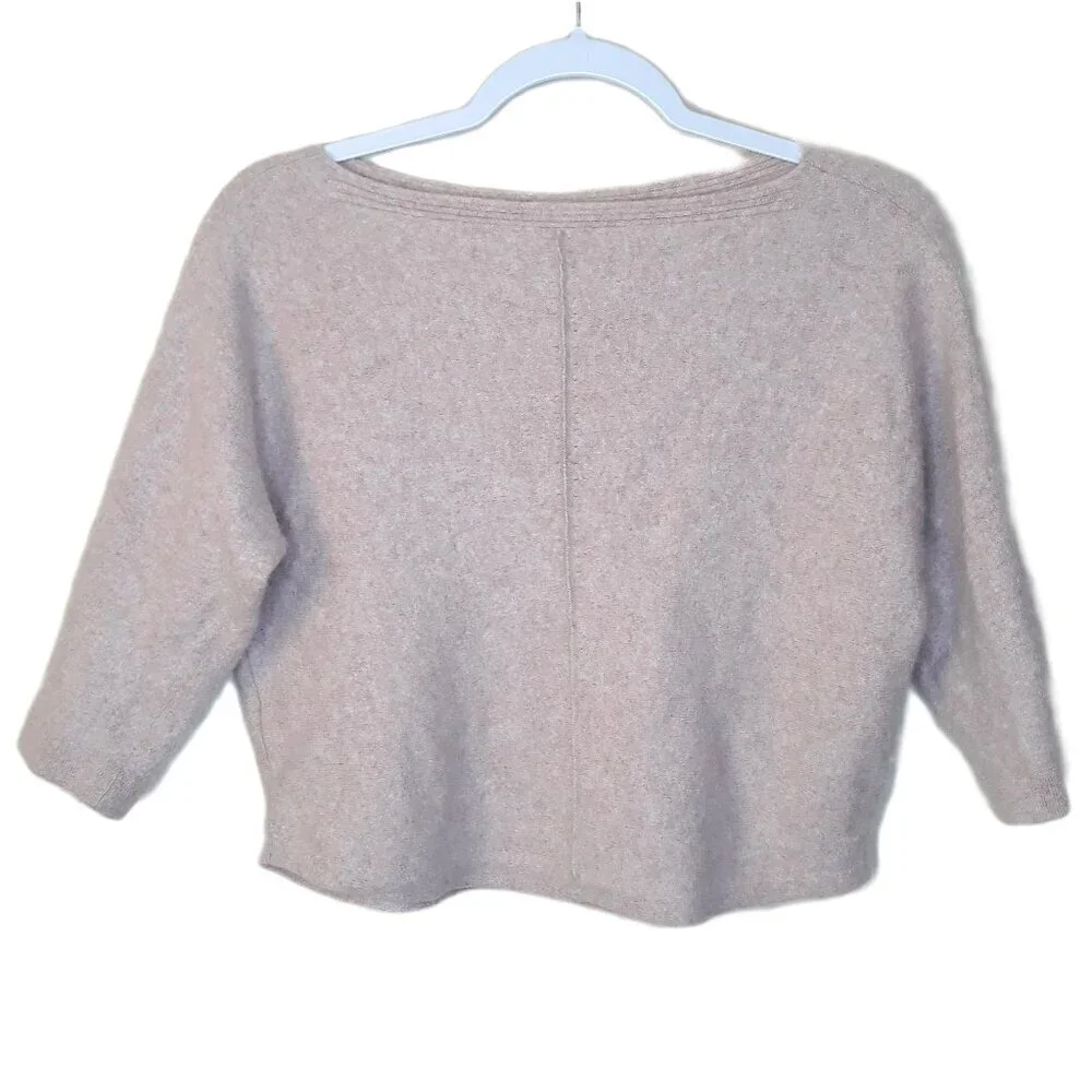 Poetry Cashmere Dolman Sleeve Sweater 4/6 Minimalist Neutral Quiet Luxury